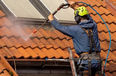 Démoussage et hydrofuge de toiture à Lichans-Sunhar